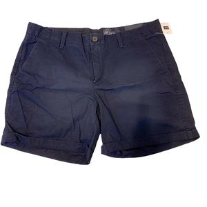 Brand new GAP girlfriend chino shorts, navy blue